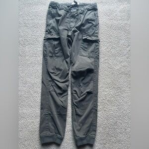 Zara Kids Military Green Cargo Joggers Size 10